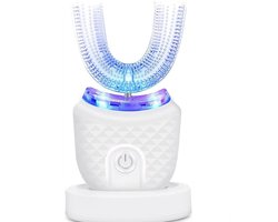 Klikkopers® - Smartbrush Tanden - Waterbestendig U-Vormige Tandenborstel - Automatische Elektrische Tandenborstel - 360° Smart Brush Tanden - Tanden Bleken en Reinigen - Handsfree - UV Blauw Licht