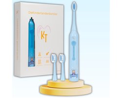 KT - Beer - Elektrische tandenborstel kind - Blauw beer - Sonische elektrische kindertandenborstel