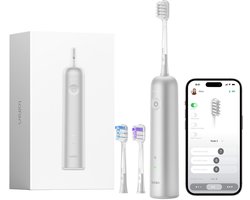 Laifen Wave Elektrische tandenborstel - Aluminium - incl.3 opzetborstels - Dual Action: Zwenkende & Trillende Borstelkop