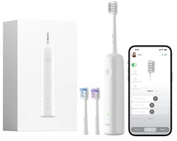 Laifen Wave Elektrische tandenborstel - Kunststof - incl.3 opzetborstels - Dual Action: Zwenkende & Trillende Borstelkop