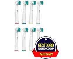 Opzetborstels 8 stuks wit - Hot Item!