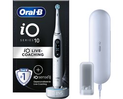 Oral-B iO 10 Elektrische Tandenborstel - Wit - Ontworpen Door Braun