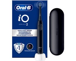 Oral-B iO 2 Elektrische Tandenborstel Black met Reisetui
