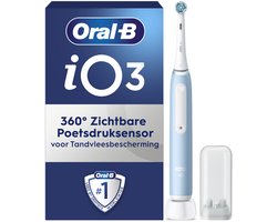 Oral-B iO 3 Blue Elektrische Tandenborstel + 1 Opzetborstel