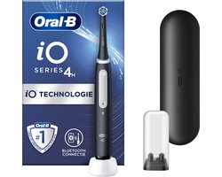 Oral-B iO 4N - Zwart - Elektrische Tandenborstel - Ontworpen Door Braun