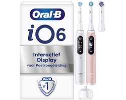 Oral-B iO 6 - Elektrische Tandenborstels - Wit en Roze