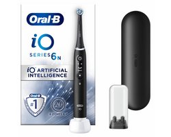 Oral B iO 6N - SMILE Black Lava Elektrische Tandenborstel Ontworpen Door Braun