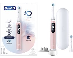 Oral-B iO 6S Volwassene Vibrerende tandenborstel Roze, Wit