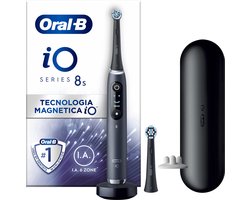 Oral-B iO 8s – Elektrische Tandenborstel – Zwart – iO-technologie – Smart Pressure Sensor