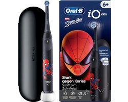 Oral-B iO Kids 6+ – Magnetische Elektrische Tandenborstel – Marvel Spiderman – 3 poetsstanden – Druksensor – Reisetui