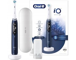 Oral-B iO Series 7 - Elektrische Tandenborstel - Blue Sapphire - AI Technologie - 5 Poetsmodi