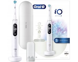 Oral-B iO Series 7 - Elektrische Tandenborstel - White Alabaster - AI Technologie - 5 Poetsmodi