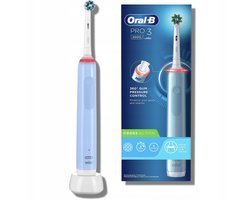 Oral-B Pro 3 3000 - Elektrische Tandenborstel - 3D Technologie - Druksensor - Blauw