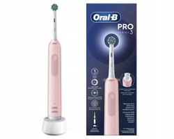Oral-B Pro 3 3000 - Elektrische Tandenborstel - Roze - 3 poetsmodi - Druksensor