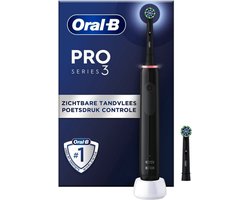 Oral-B Pro 3 3000 - Zwart - Elektrische Tandenborstel - Ontworpen Door Braun - Black Edition
