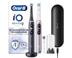 Oral-B Special Edition iO 9 - Roze en Zwart - Elektrische Tandenborstel - Duopack