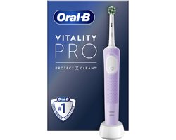 Oral-B Vitality Pro - Paars - Elektrische Tandenborstel - Ontworpen door Braun