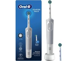 Oral-B Vitality Wit Elektrische Tandenborstel Starterpack met 2 CrossAction opzetborstels