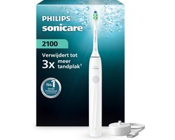 Philips Sonicare 2100 Series – Elektrische Tandenborstel – Wit – Reiniging tussen de tanden – HX4021/01