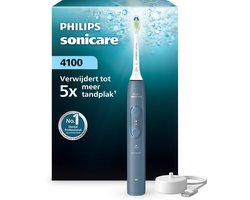 Philips Sonicare 4100 Series – Elektrische Tandenborstel – Blauw – Wittere tanden – HX4041/48
