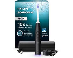 Philips Sonicare 6500 Series - Elektrische Tandenborstel - Zwart - Reisetui - Gevoelige tanden - HX7411/02