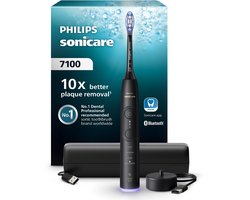 Philips Sonicare 7100 Series - Elektrische Tandenborstel - Zwart - Reisetui - Gezonder tandvlees - HX7421/01