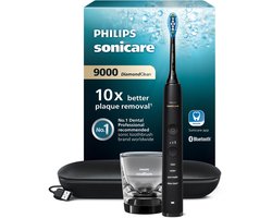 Philips Sonicare DiamondClean 9000 - Elektrische tandenborstel - Oplaadglas - Zwart - HX9911/09
