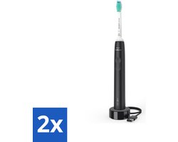 Philips Sonicare - Elektrische Tandenborstel - Power Series 3100 Zwart - HX3671/14 - Voordeelverpakking - 2 stuks