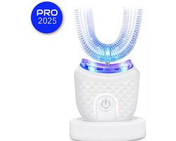 Smartbrush Tanden - U-Vormige Tandenborstel - Smart Brush Tanden - Automatische Elektrische Tandenborstel - Tanden Bleken en Reinigen - Handsfree - UV Blauw Licht - 360° - 4 Standen - Waterbestendig - Teeth Whitening
