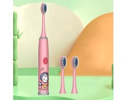 Sonische Roze Baby Elektrische KinderTandenborstel Kinderen - Baby, Peuter en kleuter - Inclusief 2 opzetstukken - 1 t/m 12 jaar - Roze