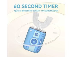 U-vormige elektrische tandenborstel, volledig automatische sonische tandenborstel Geschikt voor kinderen van 2, 6 en 12 jaar, een onmisbaar hulpmiddel Geschikt voor het poetsen, reinigen en beschermen van de tanden.