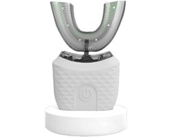 U-Vormige Tandenborstel - Smart Brush Tanden - Automatische Elektrische Tandenborstel - Tanden Bleken en Reinigen - Handsfree - UV Blauw Licht - 360° - 4 Standen - Waterbestendig - Teeth Whitening