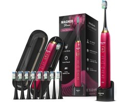 Ultrasone elektrische tandenborstel met vijf borstelmodi en luxe reiskoffer