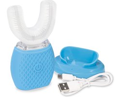 VITALmaxx 360° sonische tandenborstel met LED blauw licht & vibratie - wit/turquoise