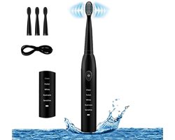 Vitdipy - Elektrische Tandenborstel - Sonische Elektrische Tandenborstel - Wittere tanden - Geschikt voor volwassenen - Zwart