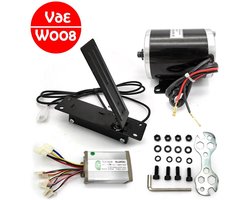 Allecto - Elektrische Gelijkstroommotor - Borstelloze Motor - 800W Vermogen - Retrofitkit voor Driewieler - Snelheidsregelaarkit - Geschikt voor E-bike - Zwart Elektrische Geluidsdodende motor 36V, DC - AliExpress 1420