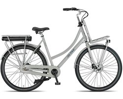 Altec Sakura - Elektrische Transportfiets - Damesfiets - 28 inch - 57 cm - Hydraulische Schijfremmen - Achterwielmotor - Ash Grey