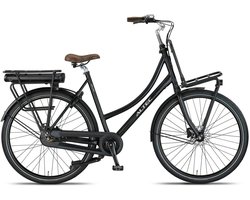 Altec Sakura - Elektrische Transportfiets - Damesfiets - 28 inch - 57 cm - Hydraulische Schijfremmen - Achterwielmotor - Mat Zwart