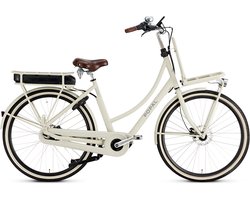 Daily Dutch Prestige-E Elektrische Fiets - E-bike 28 Inch - Damesfiets 47 cm - 7 Versnellingen - Hydraulische schijfrem - 562​​​​​​​ Wh Accu - Creme