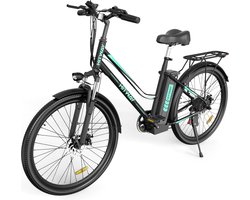 Hitway Elektrische Fiets | E-bike Damesfiets | 26 Inch | 250W Motor | Zwart