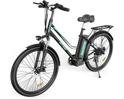 Hitway Elektrische Fiets | E-bike Damesfiets | 26 Inch | 250W Motor | Zwart