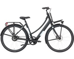 Popal Royl1 Elektrische Fiets - E-bike 28 Inch - Damesfiets 59 cm - Hydraulische schijfrem - 360 Wh Accu - Matzwart