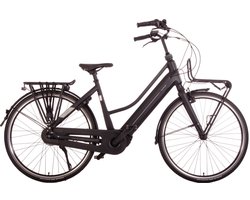 Rucanor Cargo - Elektrische fiets 28 Inch - 50 cm - Damesfiets met 7 versnellingen - Rollerbrake - 550 Wh Accu - Matzwart