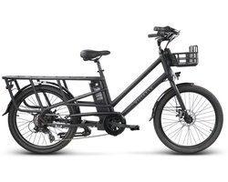 Villette le Prolongé longtail transportfiets zwart