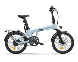 ADO Air 20PRO Elektrische fiets | bafang motor |vouwfiets | riemaandrijving | stadsfiets | 20 inch | hydraulische remmen | E-PRODUCTEN | achterrek | met gereedschap | Blauw