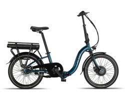 Altec Compact Elektrische Fiets - E-bike 20 Inch - Vouwfiets 39 cm - 7 Versnellingen - Hydraulische Schijfrem - 468 Wh Accu - Petrolblauw
