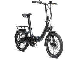 Elektrische Fiets JOBOBIKE Ace - Elektrische Vouwfiets - 360Wh Zitbuisaccu - 22kg Lichtgewicht - 20 inch Wielen - Shimano 7 Versnellingen - 250W Achterwielmotor - Kettenschakeling - met batterijlader - Bluetooth - LCD Display - Zwart