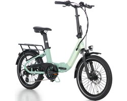 Elektrische Fiets JOBOBIKE ACE Pro - Elektrische Vouwfiets - tot 110 km Actieradius -360Wh Zitbuisaccu - 22kg Lichtgewicht - 20 inch Wielen - Shimano 7 Versnellingen - 250W Achterwielmotor - Hydraulische Schijfremmen - Groen