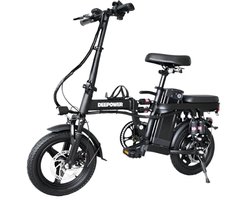 Elektrische Vouwfiets 14 inch E-Bike met 48V 13Ah Verwijderbare Batterij - Bereik tot 60 km, Meerdere Schokdempers voor Volwassenen & Jongeren