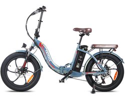 Elektrische Vouwfiets | E-Bike | 20 x 3.0 Inch Dikke Banden | 36V 18Ah Lithium Accu | 250 W Motor | Maximaal 25/u | Maximaal bereik 90km | 7-speed versnelling | LCD Scherm | Aluminium Frame | Groente vouwfiets | 40 Nm | 20 inch Fatbike